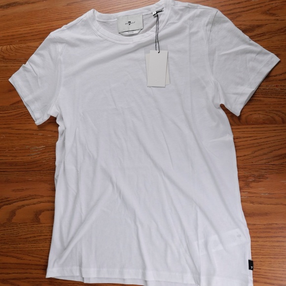 7FAM Featherweight Cotton Tee - NEW with Tags - Size Small - Pima Cotton - Picture 1 of 7